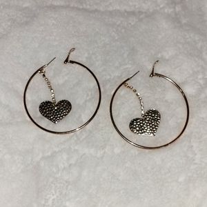 Bebe gold hoops